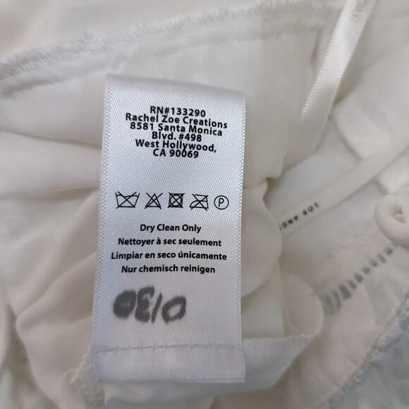 Rachel Zoe Margo Floral Lace Jumpsuit Sleeveless White Ecru Size 2 Preowned - Picture 10 of 12